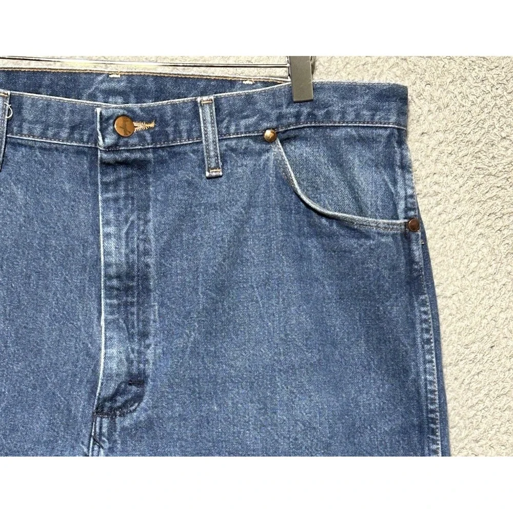 Vintage Wrangler Jeans Mens 40X36‎ Blue 13WMZ Cowboy Cut Heavyweight Denim USA